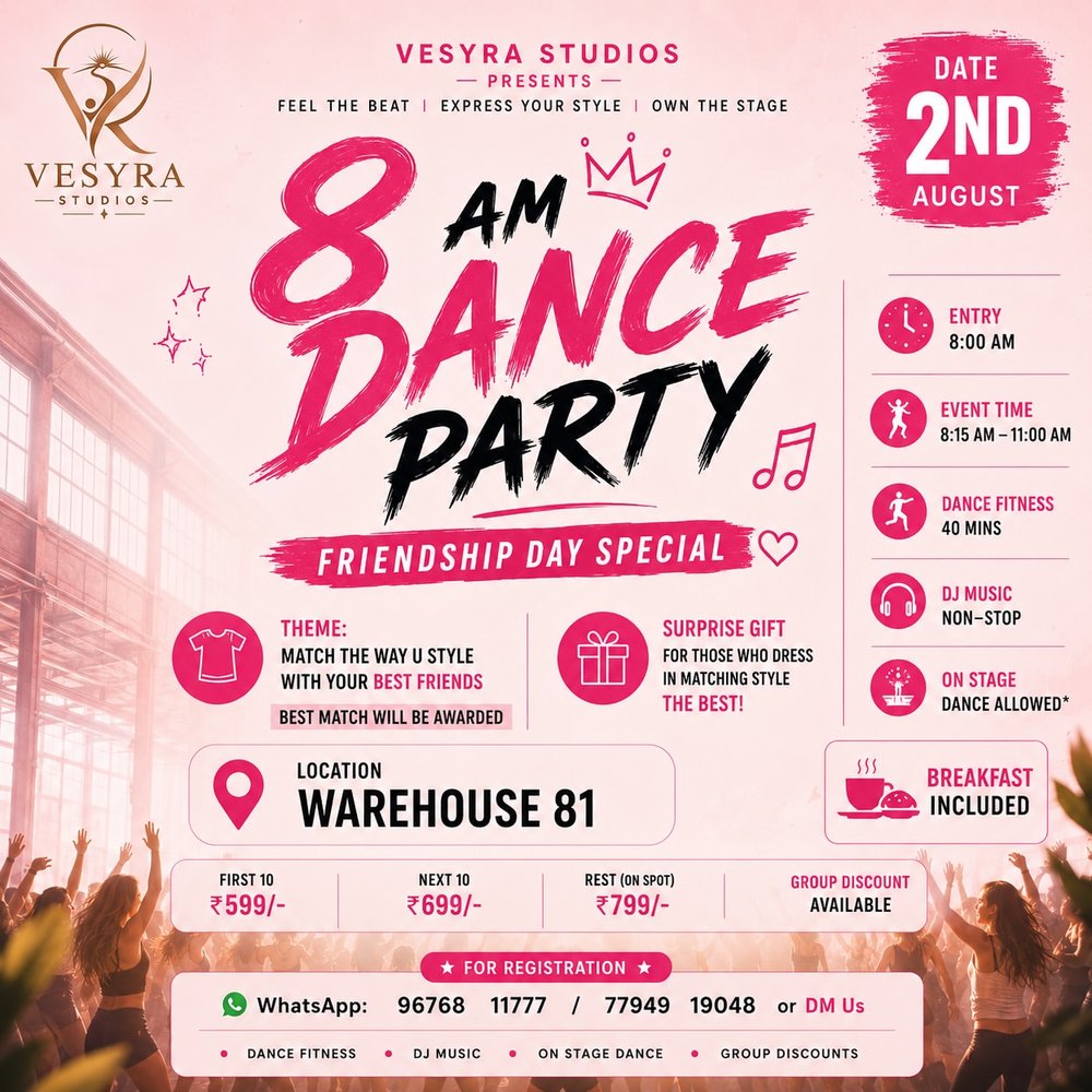 8AM Dance Party — Friendship Day Special